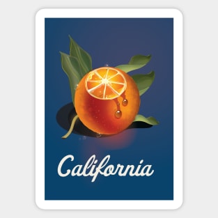 California Orange Poster Sticker